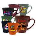 10 Oz. Colored Tapered Ceramic Coffee Mug